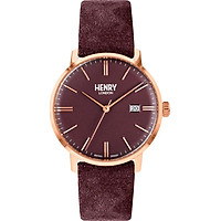 Đồng Hồ Unisex Henry London HL40-S-0368 - Dây Da