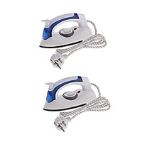 2xMini Steam Iron Portable Handheld Folding Travel Accessory EU Plug