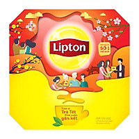 Hộp Trà Bát Giác Lipton 52.5g (15 Túi Trà Nhãn Vàng & 15 Túi Trà Xanh)