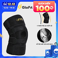 Đai Bảo Vệ Khớp Gối Dây Quấn Tùy Chỉnh Size Glofit Pro 2.0 GFHX032 (Glofit - Knee Support), Cải Tiến Mới Vượt Trội Hơn, Bảo Vệ Và Giúp Khớp Gối Khỏe Mạnh Hơn (1 Chiếc)