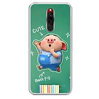 Ốp lưng dẻo cho điện thoại Xiaomi Redmi 8 - 0119 PIG20 - Hàng Chính Hãng