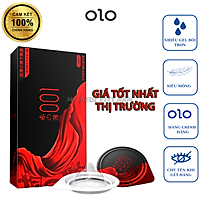 Bao Cao Su OLO 0.01 mm đen,đỏ phong cách Nhật Bản (10 BCS ) Kéo dài thời gian,Nhiều Gel Bôi Trơn gốc nước.