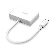 Bộ Chuyển Đổi Cổng USB-C Sang HDMI/VGA Cho MacBook UGREEN - Trắng