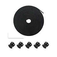 Dây đai ròng rọc Aibecy GT2 dài 2m rộng 6mm với 20 bánh xe ròng rọc cho máy in 3D