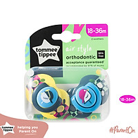 Ty ngậm thoáng khí cho bé Tommee Tippee Air 18-36 tháng (vỉ đôi) - Chim sẻ xanh