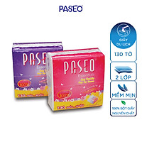 Paseo khăn giấy du lịch Pop up 130 tờ