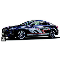 Decal trang trí dành cho xe ô tô mazda 6