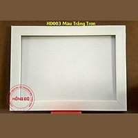 Khung Bằng Khen A4, Khung Ảnh, mẫu trắng trơn có các kích thước, tặng kèm dinh ba chân không phải khoan tường