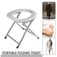 Portable Folding Toilet Travel Camping Festival Park Fishing Outdoor Accessories