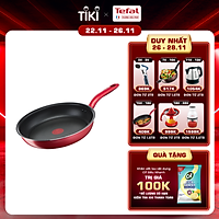 Chảo chiên chống dính đáy từ Tefal So Chef G1350296 21cm (Đỏ) - Công nghệ Thermor-spot cảnh báo nhiệt - Hàng chính hãng