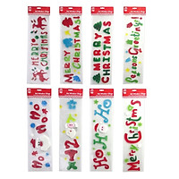 Sticker Lấp Lánh Merry Xmas Kèm Cây Thông UBL XA2605