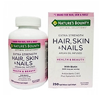Viên uống Nature’s Bounty Hair, Skin & Nails – Đẹp Da Chắc Tóc Hộp 250 viên