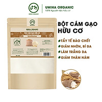Bột Cám Gạo Nguyên Chất UMIHOME (35g) Dưỡng da loại bỏ mụn, tẩy da chết hiệu quả tại nhà