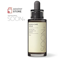 Tinh Chất Serum Mờ Thâm Sáng Da SOON+ High Active Blemish Care Serum 30ml