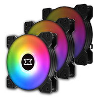 Bộ 3 Fan XIGMATEK STARZ X22A ARGB Black - Hàng Chính Hãng