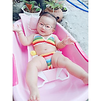 Bộ Bikini 2 Mảnh Cho Bé 7 Sắc Cầu Vòng