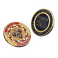 Vàng Tấm Đồng Tiền Kỷ Niệm Câu Lạc Bộ Trò Chơi Poker Chip Sưu Tầm