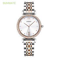 Đồng hồ Nữ SUNMATE S20030LA Máy Pin (Quartz) Dây Thép Không Gỉ