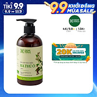 Dầu gội thảo dược Hà Thủ Ô Cỏ Cây Hoa Lá chiết xuất 100% từ thiên nhiên giúp làm chậm quá trình bạc tóc, phục hồi tóc hư tổn COCAYHOALA 300g
