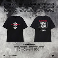 Áo Thun Tay Lỡ 2 Mặt Unisex Desiase Phong Cách Streetwear Chất Liệu Cotton 100%