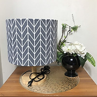 Đèn ngủ DB-B05 MŨI TÊN đèn bàn trang trí decor phòng ngủ chân gỗ dễ thương, chao vải canvas giá rẻ