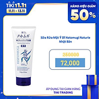 Sửa Rửa Mặt Ý Dĩ Hatomugi Naturie Nhật Bản