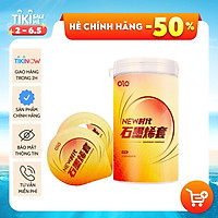 Bao cao su OLO 0.01 mỏng, truyền nhiệt tốt, nhiều gel bôi trơn, phiên bản cao cấp - Hộp 10 bcs