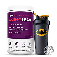 Combo Thực phẩm bổ sung Amino Lean RSP - Tăng cơ - Giảm mỡ - Phục hồi năng lượng - 70 Lần Dùng & Tặng kèm Shaker 600ml (mẫu ngẫu nhiên)