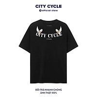 Áo thun tay lỡ Doves City Cycle - Áo thun cotton nam nữ Angel Devil form rộng Unisex chính hãng Local Brand