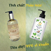 STC1 Combo Hữu Cơ Peace Mass Sữa Tắm Thảo Mộc 300ml + Nước Rửa Tay 340ml