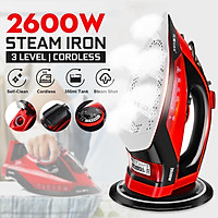 2600W 5 Gear Cordless Handheld Steam Iron Fabric Clothes Laundry Home Anti-skid