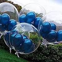 BÓNG GALAXY , BÓNG NHỰA PE TRONG SUỐT