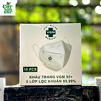 Khẩu trang N95 cao cấp 5 lớp lọc khuẩn 99,99% Viet Glove Medical - Đạt Chứng Nhận Tiêu Chuẩn Quốc Tế 13485:2016
