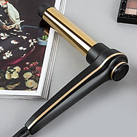 Hair Curler Curling Iron Wand with LED Temperature Display, Scald-proof Curling Iron Ceramic Hair Waver Fashion Hair