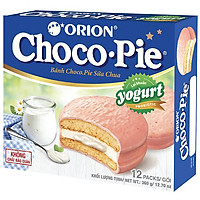 Bánh Orion Chocopie Sữa Chua Yogurt (12 bánh x 30g)