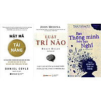 Combo Tìm Kiếm Và Phát Triển Tài Năng Của Bản Thân ( Mật Mã Tài Năng + Luật Trí Não + Bạn Thông Minh Hơn Bạn Nghĩ ) tặng kèm bookmark Sáng Tạo