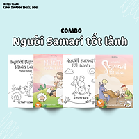 Combo Người Samari (song ngữ) - 2 Truyện Tranh Kinh Thánh Thiếu Nhi Công Giáo và 2 truyện tranh Kinh Thánh tô màu