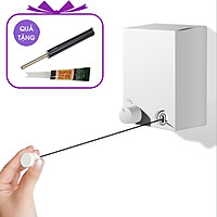 Dây Phơi Thông Minh Rút Gọn, Kéo dài 4.2M, Tiện Lợi, Tặng kèm Ốc vít Và Keo dán tường diêu dính.