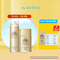 Bộ kem chống nắng Anessa dạng xịt và sữa chống nắng bảo vệ hoàn hảo (Anessa Perfect UV Sunscreen Skincare Spray and Milk)