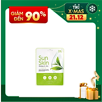 Mặt nạ sáng da, ngừa mụn ISK SungKin GREEN TEA SHEET MASK 23ml - Hàn Quốc Chính Hãng