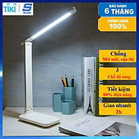 Đèn để bàn cảm ứng kiêm giá đỡ điện thoại SEASY SS11 với 3 chế độ sáng thông minh, ánh sáng đạt chuẩn chất lượng chống cận thị và mỏi mắt, tiết kiệm 80% điện năng - Hàng chính hãng