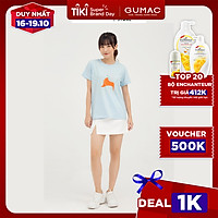 Áo thun nữ GUMAC ATB850 in cô gái couple dễ thương
