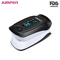 Máy đo nồng độ oxy máu SPO2 và nhịp tim, chỉ số PI Jumper JPD-500D (Chứng nhận FDA hoa kỳ + xuất USA)