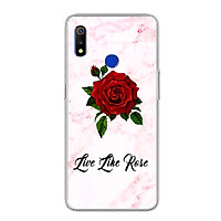 Ốp lưng dẻo cho Realme 3 - 0060 FLOWER08 - Hàng Chính Hãng