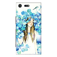 Ốp Lưng Dành Cho Điện Thoại Sony Xperia XZ Premium Cô Gái Lá Xanh