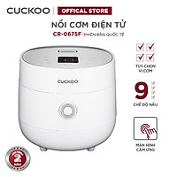 Nồi cơm điện Cuckoo CR-0675F 1,08L màu trắng - Hàng chính hãng