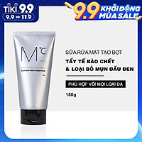 Sữa rửa mặt dành cho nam chính hãng Hàn Quốc MdoC 150g sạch mụn đầu đen bã nhờn và bụi bẩn JN-MRM02