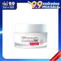 Kem Dưỡng Trắng, Dưỡng Ẩm, Mờ Thâm Da Angel Liquid 7 Day Whitening Program Glutathione 700 V-Cream 50ml