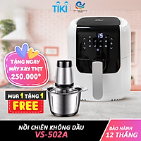 Nồi Chiên Không Dầu Việt Star Quốc Tế VS-502A, Dung Tích 6.5L Tiện Lợi, Tiết Kiệm Điện - Hàng Chính Hãng