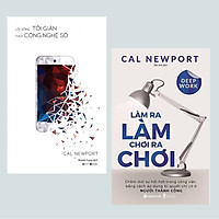 Combo Sách Kỹ Năng Sống Hay: Lối Sống Tối Giản Thời Công Nghệ Số + Làm Ra Làm Chơi Ra Chơi - Chấm Dứt Sự Hời Hợt Trong Công Việc Bằng Cách Áp Dụng Bí Quyết Chỉ Có Ở Người Thành Công